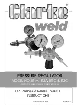 Clarke weld IR1A Operating & Maintenance Instructions предпросмотр