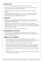 Предварительный просмотр 2 страницы Clarke Weld WSC2 User Instructions