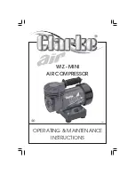 Preview for 1 page of Clarke WIZ - MINI Operating And Maintenance Instructions Manual