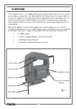 Предварительный просмотр 8 страницы Clarke Woodworker 6462160 Operating & Maintenance Instructions