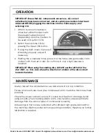 Предварительный просмотр 10 страницы Clarke Woodworker CBS1-5 Operation & Maintenance Instructions Manual