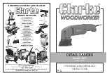 Clarke WOODWORKER CDS1 Operating & Maintenance Instructions preview