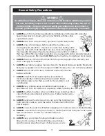 Preview for 4 page of Clarke Woodworker CPT600 Operating & Maintenance Instructions