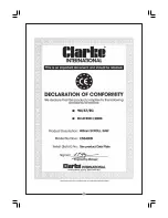 Предварительный просмотр 15 страницы Clarke Woodworker CSS400B Operating And Maintenance Instructions Manual