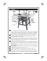 Предварительный просмотр 8 страницы Clarke Woodworker CTS10D Operating & Maintenance Manual