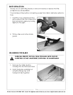 Предварительный просмотр 13 страницы Clarke Woodworker CTS14 Operation & Maintenance Instructions Manual