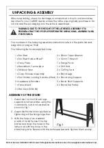 Preview for 9 page of Clarke WOODWORKER CWL1000CF Operation & Maintenance Instructions Manual