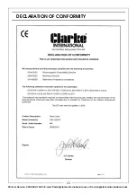 Preview for 23 page of Clarke WOODWORKER CWL1000CF Operation & Maintenance Instructions Manual