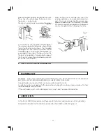 Предварительный просмотр 35 страницы Clarke Woodworker CWL12D Operating & Maintenance Manual