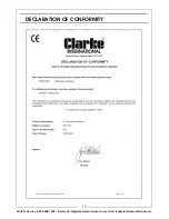 Предварительный просмотр 15 страницы Clarke X-Pro CAT136 Operating & Maintenance Instructions