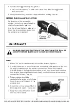 Preview for 21 page of Clarke X-Pro CAT202 Operating & Maintenance Instructions