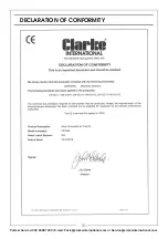 Preview for 31 page of Clarke X-Pro CAT202 Operating & Maintenance Instructions