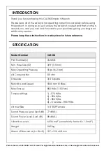 Preview for 2 page of Clarke X-Pro CAT204 Operating & Maintenance Instructions