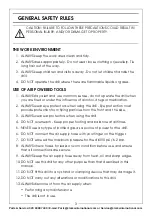 Preview for 3 page of Clarke X-Pro CAT207 Operating & Maintenance Instructions