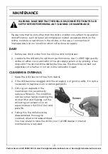 Preview for 10 page of Clarke X-Pro CAT207 Operating & Maintenance Instructions