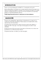 Preview for 2 page of Clarke X-PRO CAT208 Operating & Maintenance Instructions