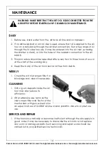 Preview for 14 page of Clarke X-PRO CAT208 Operating & Maintenance Instructions