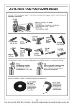 Preview for 23 page of Clarke X-PRO CAT208 Operating & Maintenance Instructions