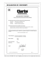 Предварительный просмотр 14 страницы Clarke YDE20 Operation & Maintenance Manual