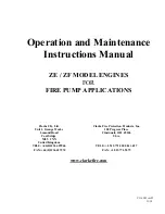 Clarke ZE Operation And Maintenance Instruction Manual preview