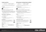 Предварительный просмотр 2 страницы Clas Ohlson 16057-MTDC UK Instruction Manual