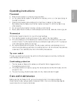 Preview for 5 page of Clas Ohlson 18-2785 Instruction Manual