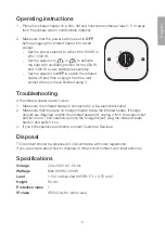 Preview for 5 page of Clas Ohlson 18-2856 Manual