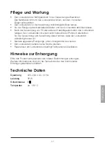 Preview for 17 page of Clas Ohlson 18-4306 Instruction Manual