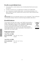 Preview for 18 page of Clas Ohlson 18-4778 Instruction Manual