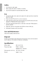 Preview for 4 page of Clas Ohlson 18-8003 Instruction Manual