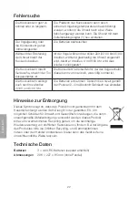 Предварительный просмотр 22 страницы Clas Ohlson 221.72107 Instruction Manual