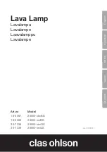 Preview for 1 page of Clas Ohlson 28550-cbcBS Instruction Manual