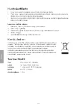 Preview for 18 page of Clas Ohlson 28550-cbcBS Instruction Manual