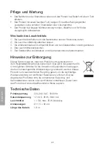 Preview for 22 page of Clas Ohlson 28550-cbcBS Instruction Manual