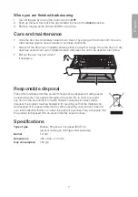 Предварительный просмотр 7 страницы Clas Ohlson 31-6046 Manual