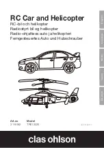 Preview for 1 page of Clas Ohlson 31-9092 Instruction Manual