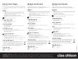 Preview for 1 page of Clas Ohlson 31-9683 Quick Start Manual