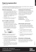 Preview for 5 page of Clas Ohlson 32-7733 Quick Start Manual