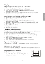 Предварительный просмотр 11 страницы Clas Ohlson 34-2161 Instruction