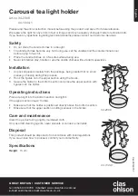 Clas Ohlson 34-2306 Manual preview