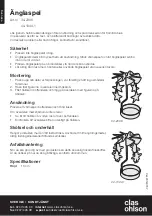 Предварительный просмотр 2 страницы Clas Ohlson 34-2306 Manual