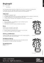 Предварительный просмотр 3 страницы Clas Ohlson 34-2306 Manual