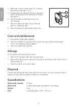 Предварительный просмотр 6 страницы Clas Ohlson 34-8910 Instruction Manual