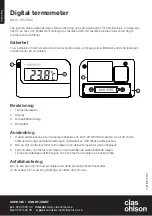 Preview for 2 page of Clas Ohlson 36-3392 Instruction Manual