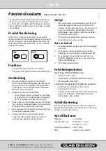 Preview for 2 page of Clas Ohlson 36-3557 Instructions