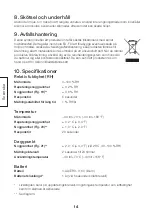 Preview for 14 page of Clas Ohlson 36-4208-1 Instruction Manual