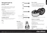 Предварительный просмотр 2 страницы Clas Ohlson 36-4517 Instruction Manual