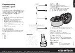 Предварительный просмотр 3 страницы Clas Ohlson 36-4517 Instruction Manual