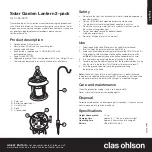 Preview for 1 page of Clas Ohlson 36-4520 Manual