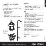 Preview for 3 page of Clas Ohlson 36-4520 Manual